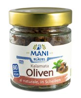 Kalamata Oliven al naturale, in Scheiben, bio, NL Fair