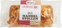 Reis Mandelstollen, glutenfrei