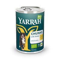 Yarrah Bio Hund Dose Bröckchen getreidefrei Huhn