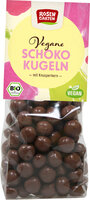 Vegane Schoko-Kugeln mit Knusperkern