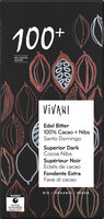 Edel Bitter 100% Cacao + Nibs, Santo Domingo