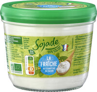 Fermentierte Bio Alternative zu Crème fraîche auf Soja- und Pflanzenfettbasis