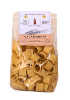 Calamarata semola Pasta aus sizilianischem Russello-Ur-Hartweizen