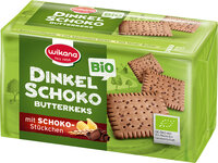 Bio Dinkel Schoko Butterkeks, 200 g