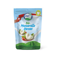 Züger Bio Mozzarella Herzen 130g