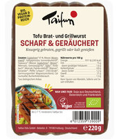 Tofu Brat- und Grillwurst Scharf & Geräuchert