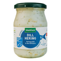 Dill Hering - Heringssalat mit Bio-Dillsauce (Pfandglas 250g)
