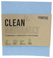 3 Stck. memo Schwammtücher sortiert