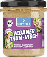 Veganer ThunVisch in Öl, Thunfisch-Alternative auf Basis von Pflanzenprotein