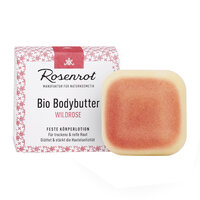Bio Bodybutter Wildrose - 70g - Diese reichhaltige Pflegebutter duftet zart nach