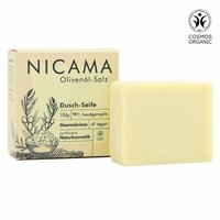 NICAMA zertifizierte Bio-Seife Olivenöl-Salz 100g