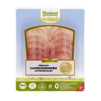 Premium Lachsschinken luftgetrocknet, über 4 Monate gereift