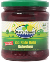 Bioland Bio-Rote Bete Scheiben 370 ml Gl. MARSCHLAND