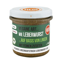 Hedi Vegane Art Leberwurst Auf Basis von Linsen