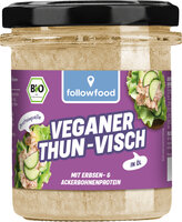 Vegane pflanzliche Zubereitung auf Basis von Pflanzenprotein (Erbse, Ackerbohne)