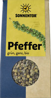 Pfeffer grün ganz, Packung