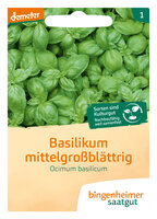 Basilikum mittelgroßblättrig - Kräuter (Saatgut)