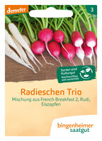Radieschen Trio - Radies Mischung aus Rudi, Eiszapfen und French Breakfarst