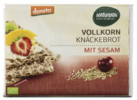 Vollkorn-Knäckebrot mit Sesam