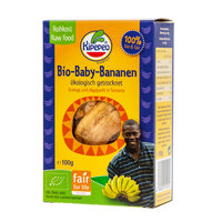 Bio-Baby-Banane getrocknet bio & fair Rohkost Tansania