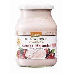 Kirsch-Holunder-Joghurt