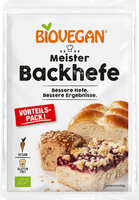 Meister Backhefe, 3er Pack, glutenfrei, BIO