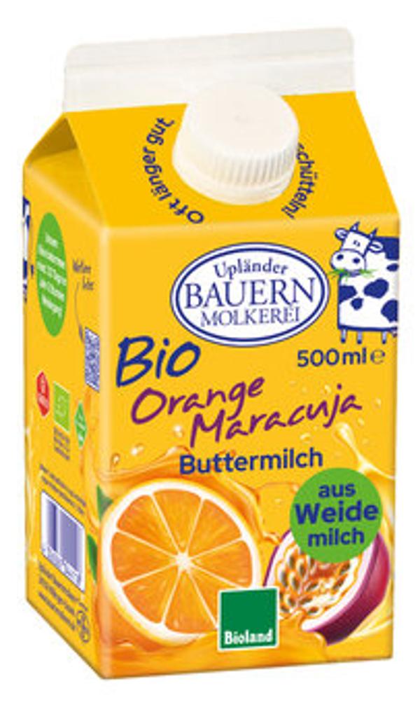 Produktfoto zu Buttermilch Orange-Maracuja 0,5l