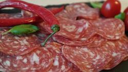 Salamiaufschnitt italienisch