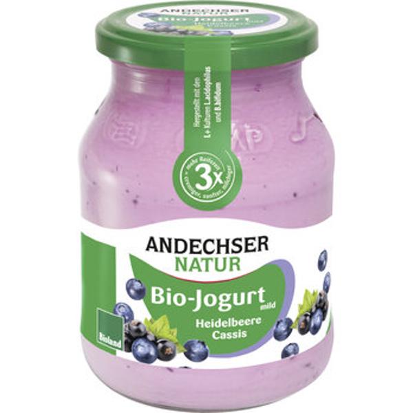Produktfoto zu Joghurt Heidelbeer-Cassis 500g