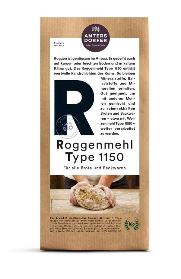 Produktfoto zu Roggenmehl 1kg Type 1150 regional