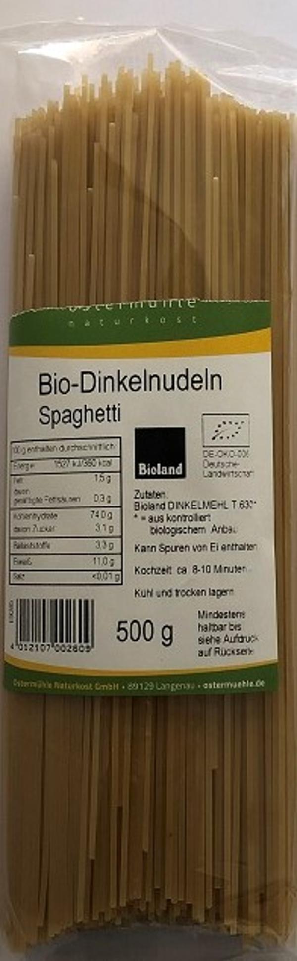 Produktfoto zu Spaghetti Dinkel 500g