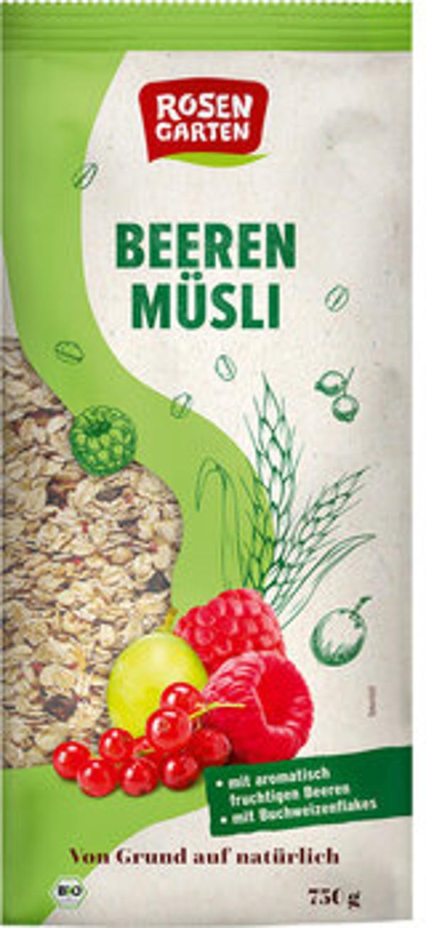 Produktfoto zu Rosengarten Müsli Beeren 750g