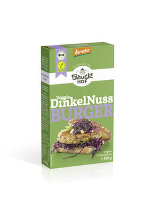 Produktfoto zu Dinkel Nuss Burger, vegan