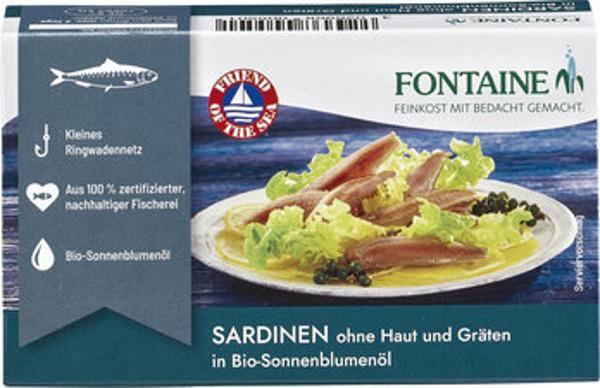 Produktfoto zu Sardinenfilets in Sonnenblumenöl