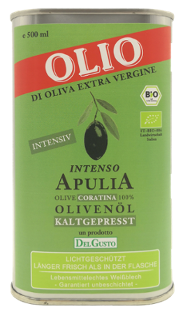 Produktfoto zu Olivenöl INTENSO 0,5l