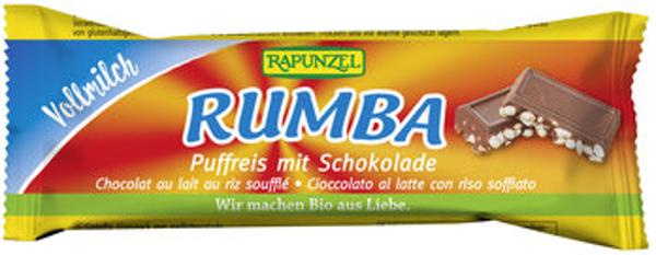Produktfoto zu Rumba Puffreisriegel Vollmilch