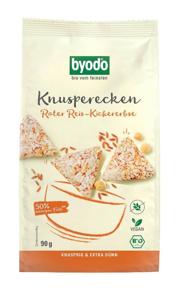 Produktfoto zu Knusperecken Roter Reis & Kichererbse