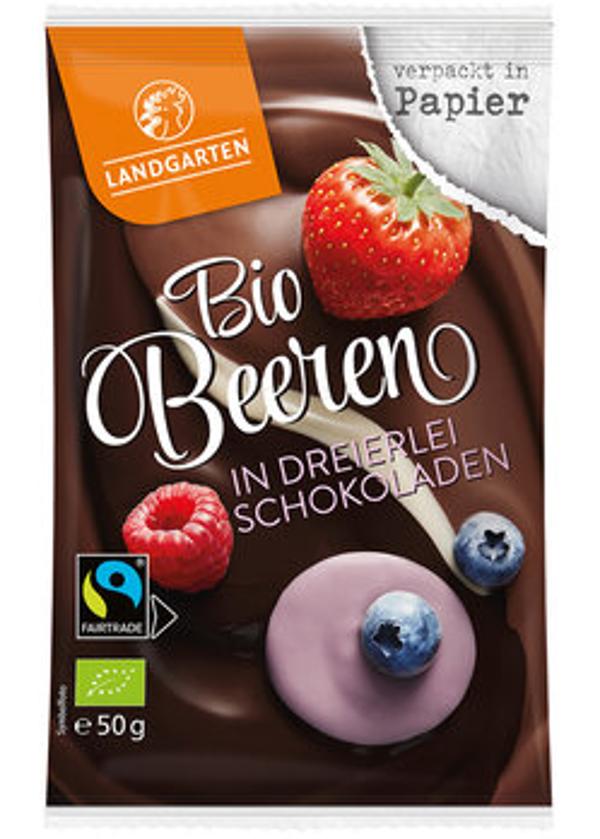 Produktfoto zu Beeren in dreierlei Schokoladen