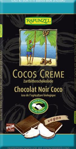 Schokolade Zartbitter mit Kokoscreme
