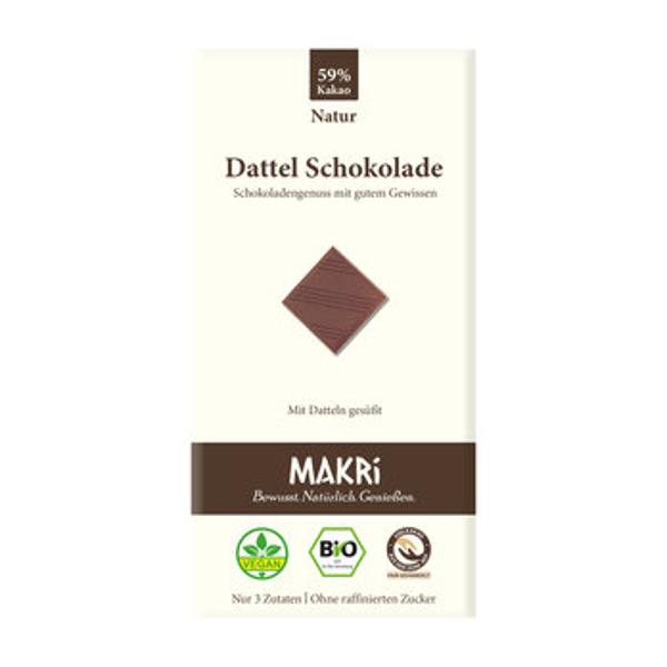 Produktfoto zu Dattel-Schokolade 59% Kakao 85g