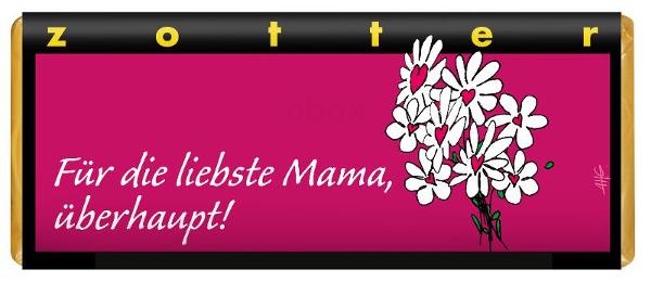 Produktfoto zu Schokolade 'Für die liebste Mama'