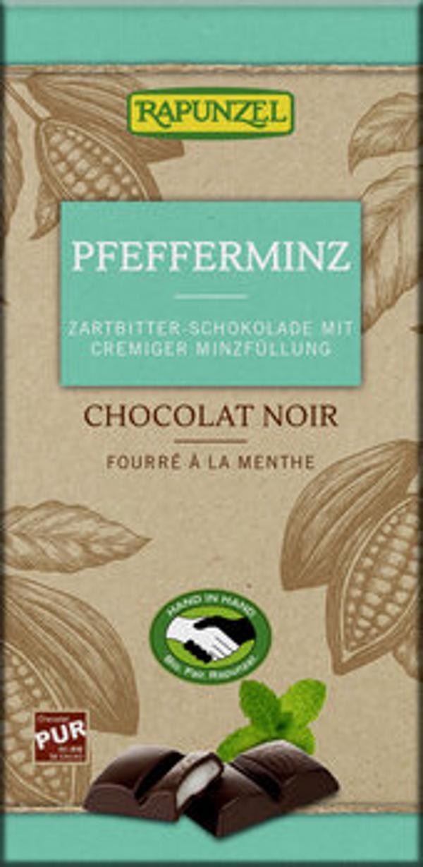 Produktfoto zu Schokolade Zartbitter mit Pfefferminz