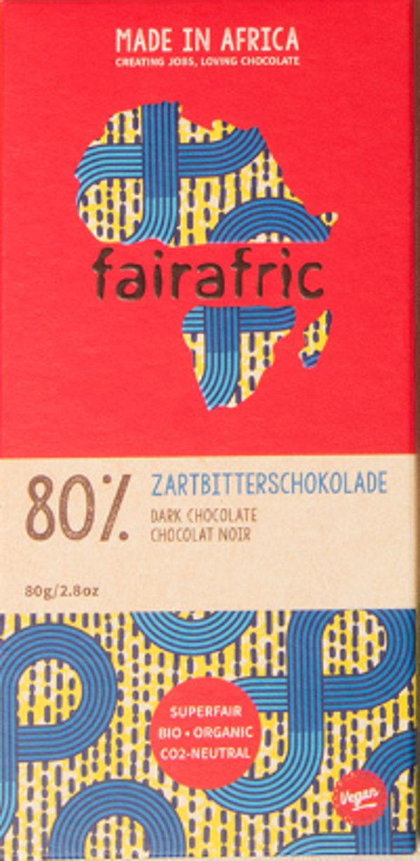 Produktfoto zu Zartbitterschokolade, 80%