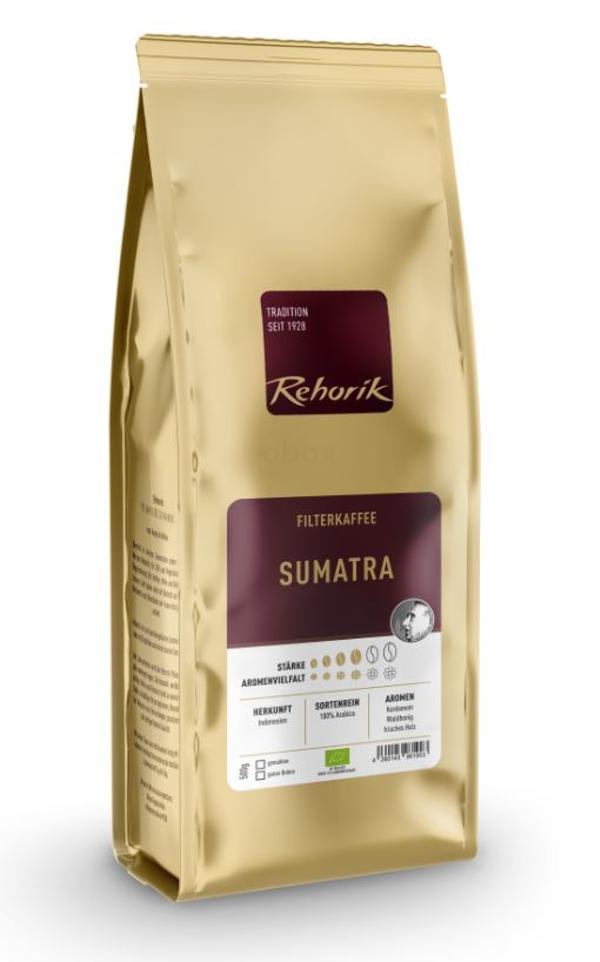 Produktfoto zu Sumatra Filterkaffee gemahlen, 500g