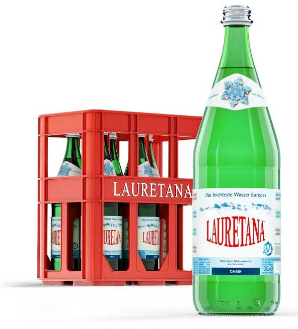 Produktfoto zu Mineralwasser Lauretana still 6x1l