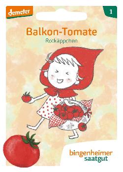 Saatgut Balkon-Tomate Rotkäppchen