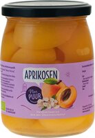 Aprikosen, halbe Frucht, m. Reissirup gesüßt