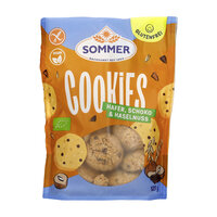 Glutenfreie Bio Cookies Hafer, Schoko & Haselnuss