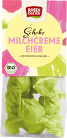 Vollmilch-Schoko-Eier mit Milchcreme gefüllt