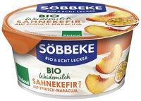 Bio Weidemilch Sahnekefir mild auf Pfirsich-Maracuja 10 % Fett 150g Becher